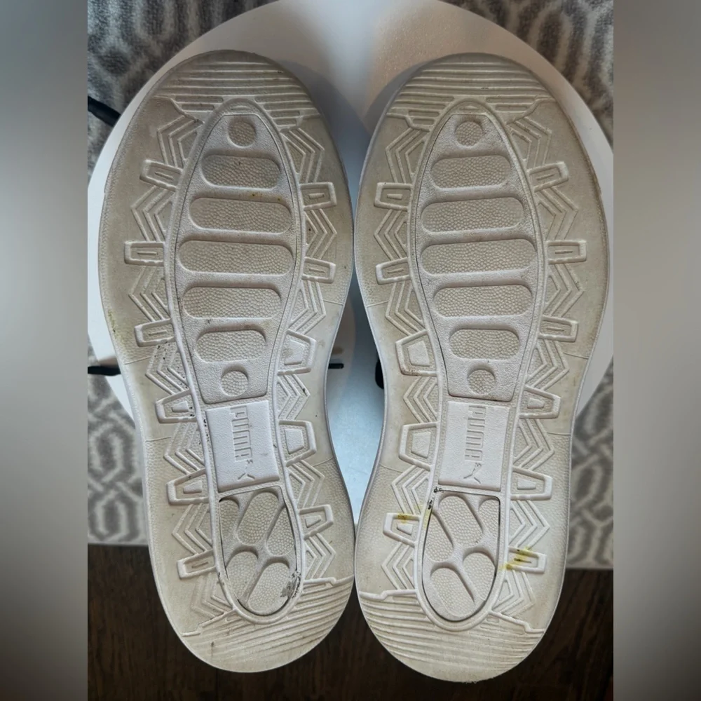 Puma Oslo Maja Sneaker Black Cracked‎ Finish Women's Size 9